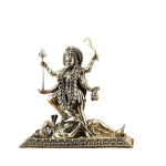 Brass Superfine Mahakali Idol | 6.5" Intricate Art | 800g Sacred Masterpiece | Divine Temple Beauty | Jaipurio